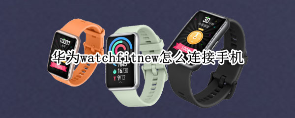 华为watchfitnew怎么连接手机 华为watchfit手表怎么连接手机