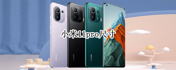 小米11pro尺寸（小米11pro尺寸长宽高多少厘米）