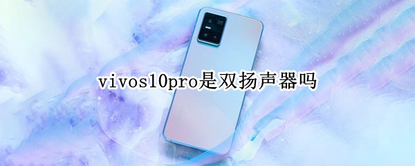 vivos10pro是双扬声器吗 vivos10是双声道吗