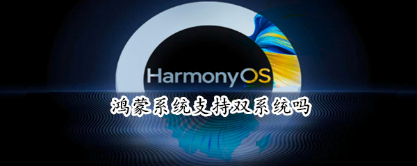 鸿蒙系统支持双系统吗 鸿蒙系统支持双系统吗?