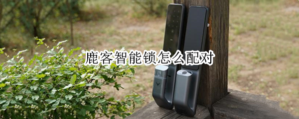 鹿客智能锁怎么配对（鹿客智能锁怎么配对遥控）