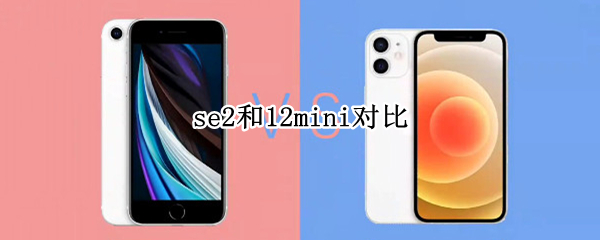 se2和12mini对比（se2和12mini对比速度）