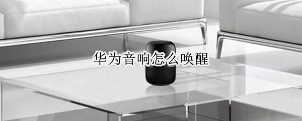 华为音响怎么唤醒 华为音响怎么唤醒不了