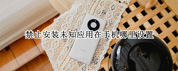 禁止安装未知应用在手机哪里设置 禁止安装未知应用在手机哪里设置小米手机