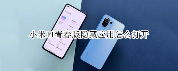 小米11青春版隐藏应用怎么打开 小米隐藏应用怎么打开miui11