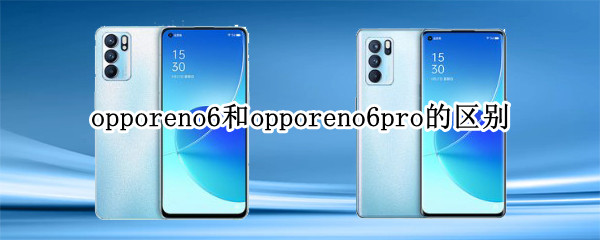 opporeno6和opporeno6pro的区别（opporeno6和opporeno6pro的区别参数）