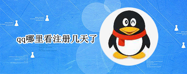 qq哪里看注册几天了 qq从哪里看注册多少天