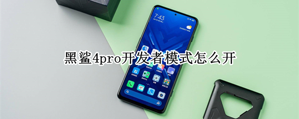 黑鲨4pro开发者模式怎么开（黑鲨4开发者选项怎么开启）