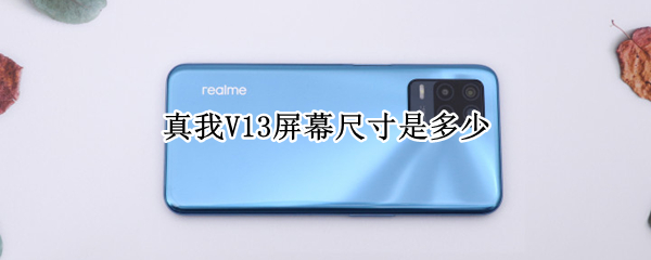 真我V13屏幕尺寸是多少 真我v13分辨率是多少