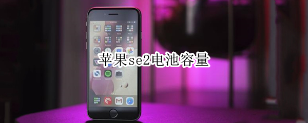 苹果se2电池容量 苹果SE2的电池容量