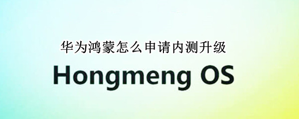 华为鸿蒙怎么申请内测升级 华为鸿蒙申请升级开发者
