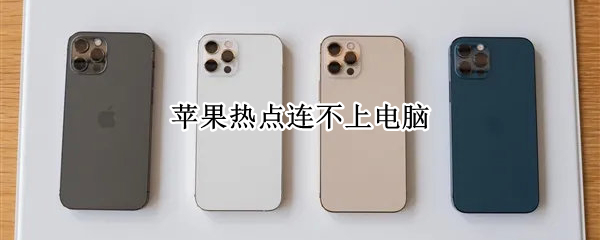苹果热点连不上电脑（苹果热点连不上电脑是什么原因）
