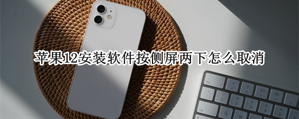 苹果12安装软件按侧屏两下怎么取消（苹果12取消侧边按两下安装）