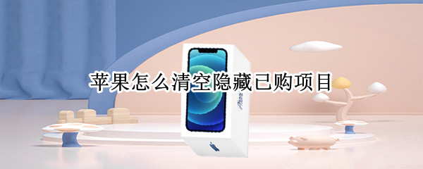 苹果怎么清空隐藏已购项目（苹果怎么清空隐藏已购项目,没有电脑）