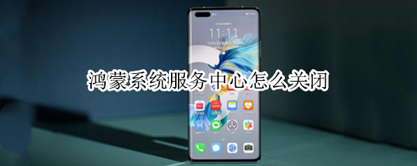 鸿蒙系统服务中心怎么关闭（鸿蒙系统服务中心怎么关闭推送）