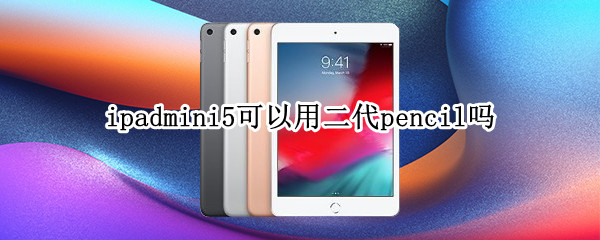 ipadmini5可以用二代pencil吗（ipadmini5支持二代pencil吗）