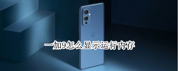 一加9怎么看运行内存（一加9pro怎么看运行内存）