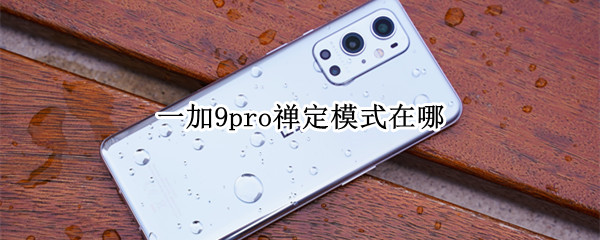 一加9pro禅定模式在哪 一加9pro禅定模式在哪设置