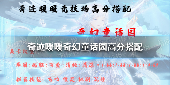 奇迹暖暖奇幻童话园高分搭配 奇迹暖暖奇幻童话园高分搭配平民