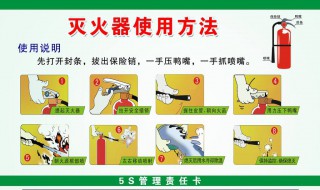 灭火器一提二拔三握四（干粉灭火器一提二拔三握四）