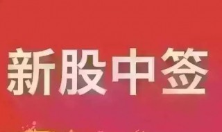 新股中签怎么操作（新股中签怎么操作的）