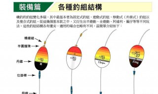 空心坠星漂钓组的正确使用 钓七星漂铅坠示意图