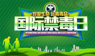 国际禁毒日宣传语（国际禁毒日宣传标语）