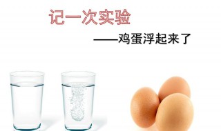 鸡蛋浮水的原理是什么 鸡蛋浮水的原理是什么50字