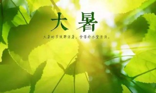 大暑过后气温下降吗（大暑过后还热吗）