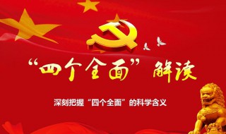 四个全面是什么（四个全面是什么意思）