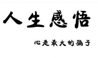 人生感悟经典格言