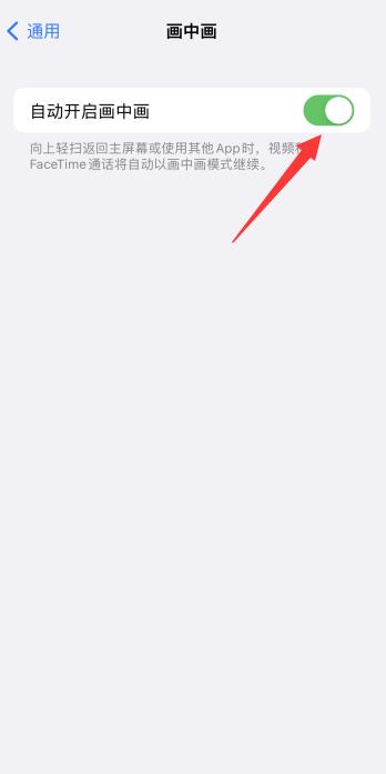 iPhone画中画怎么用不了