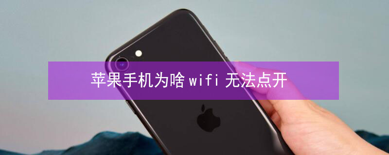 iPhone手机为啥wifi无法点开 iphone手机wifi无法打开