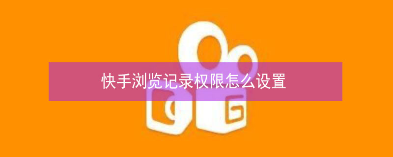 快手浏览记录权限怎么设置（快手浏览记录权限怎么设置关闭）