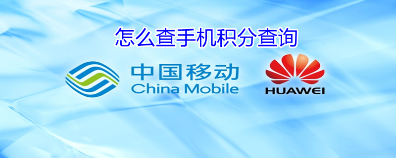 怎么查手机积分查询（手机积分查询在哪里查）