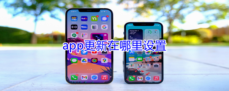 app更新在哪里设置（app更新在哪里设置苹果手机）