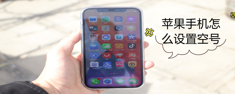 iPhone手机怎么设置空号（iphone怎样设置空号）