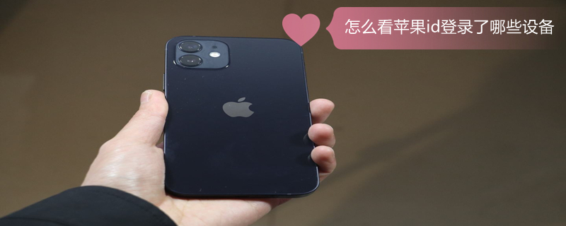 怎么看iPhoneid登录了哪些设备（怎么看苹果id登陆了哪些设备）