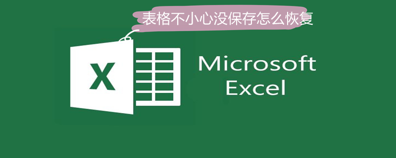 表格不小心没保存怎么恢复（表格不小心没保存怎么恢复 否 wps）