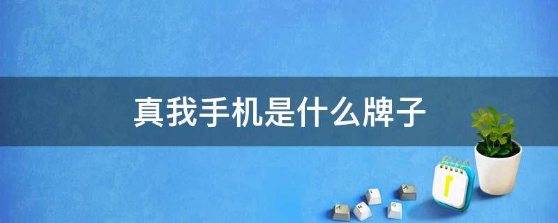 手机真我是什么牌子 真我和oppo质量一样吗