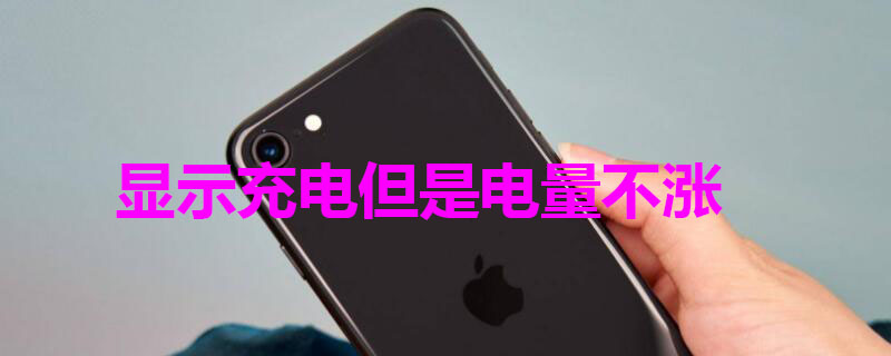 显示充电但是电量不涨（ipad显示充电但是电量不涨）