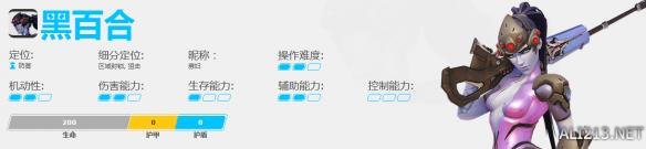 《守望先锋》黑百合背景及技能介绍（守望先锋中的黑百合）