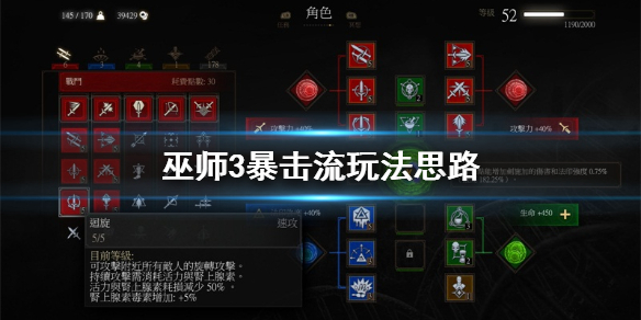 巫师3暴击流怎么玩（巫师3 暴击流）