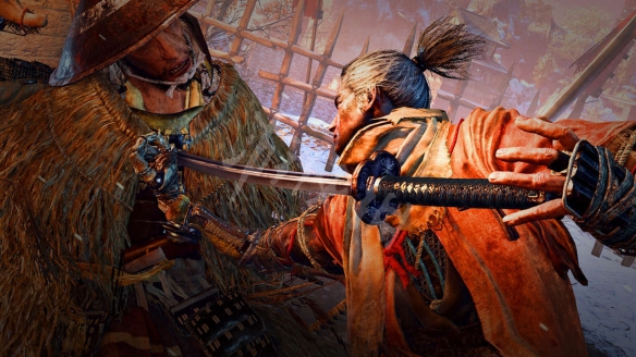 只狼铁甲武士怎么打 只狼打铠甲武士怎么打