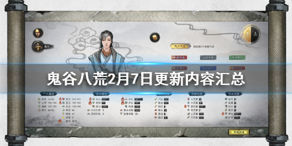 鬼谷八荒2月7日更新内容汇总（鬼谷八荒2月7日更新内容汇总图）