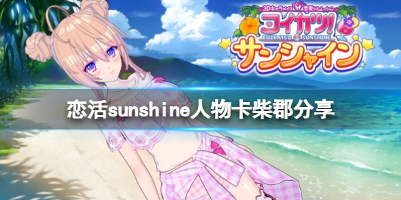 恋活sunshine人物卡柴郡分享 恋活sunshine 人物卡