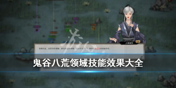 鬼谷八荒领域技能效果大全（鬼谷八荒领域技能效果大全图）