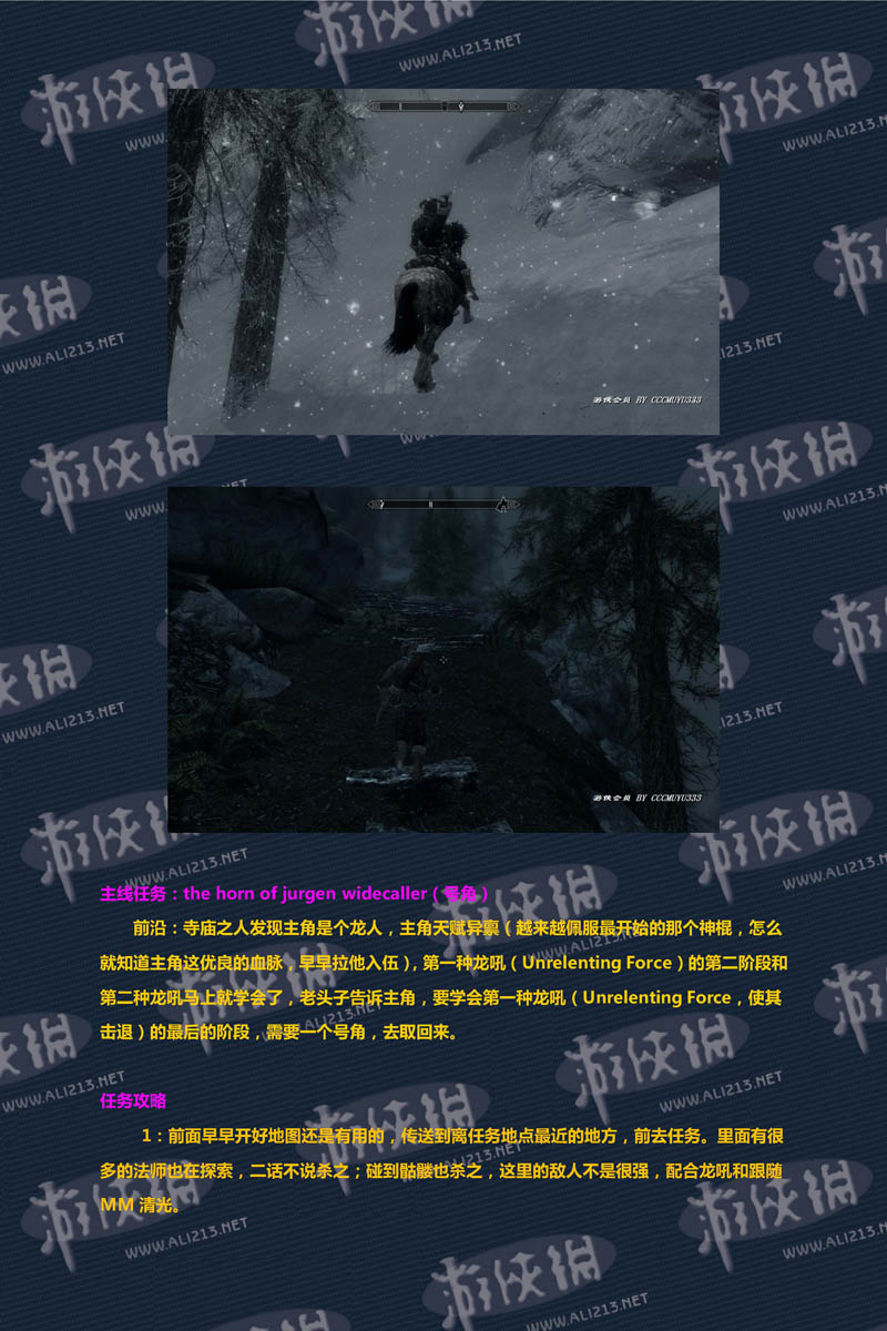 《上古卷轴5:天际》强档攻略