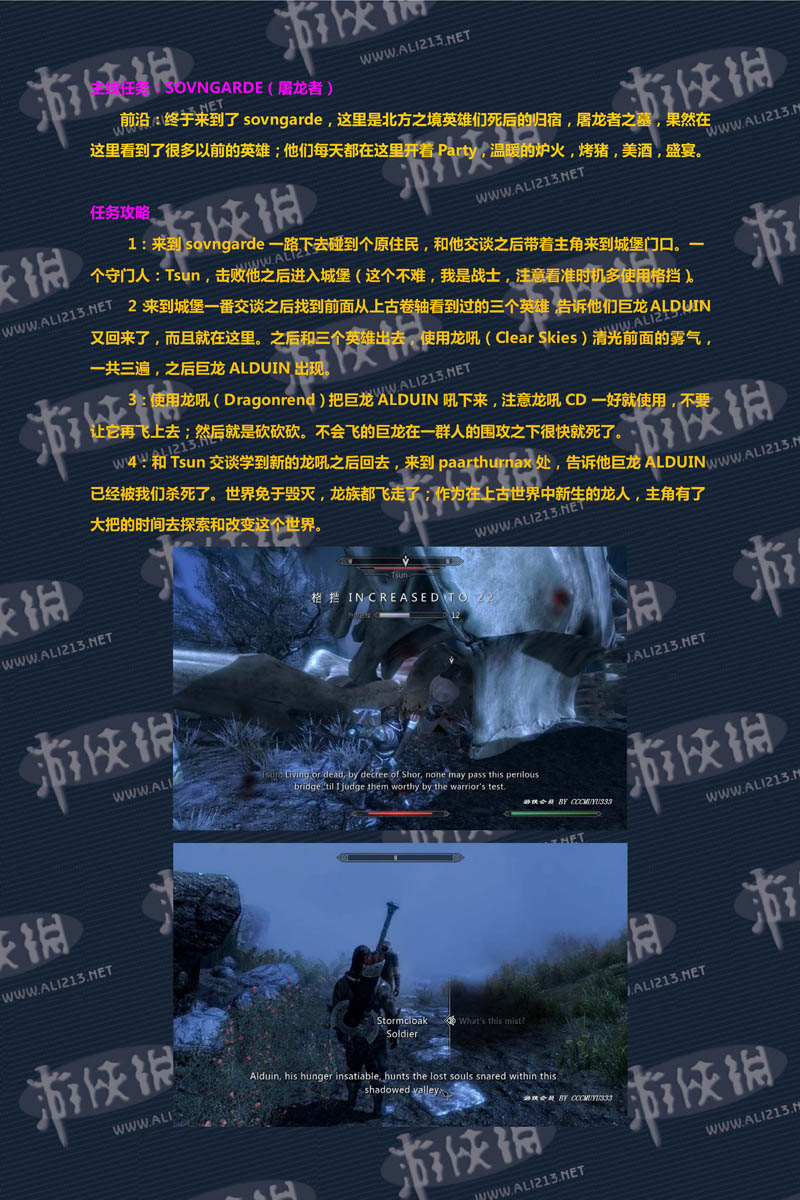 《上古卷轴5:天际》强档攻略