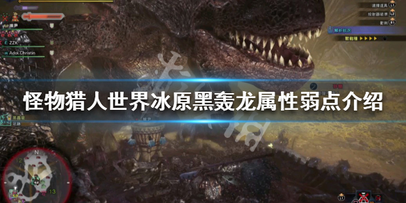 怪物猎人世界冰原黑轰龙弱什么属性 怪物猎人世界黑轰龙装备怎么做